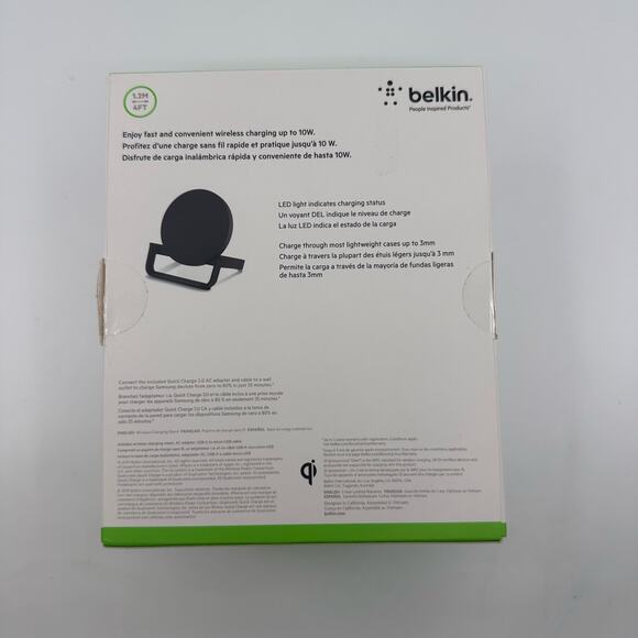 Belkin Boost Up Wireless Charging Stand 10W for Qi Smartphones (iPhone, Samsung) - Picture 5 of 6